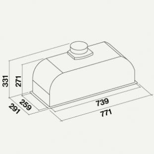 Falmec GRUPPO INCASSO 70 GREEN TECH (CGRW70.E1P2#ZZZI491F)