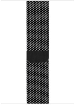 Apple Watch Series 5 GPS + Cellular 44mm Space Black Stainless Steel Case with Space Black Milanese Loop (MWW82)