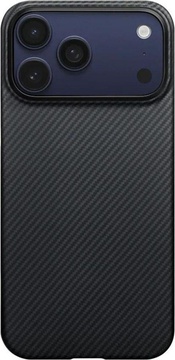 Pitaka Ultra-Slim Case для iPhone 17 Pro Twill Black/Gray (KI1701BP)