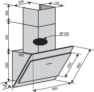 Ventolux VIENNA 50 BK (800) TC