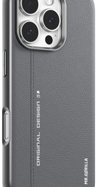 Blueo Leather Case for iPhone 16 Pro with MagSafe Grey