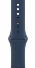 Apple Watch SE 40mm Silver Aluminum Case with Abyss Blue Sport Band (MKNY3)