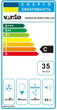 Ventolux GARDA 60 INOX (700) LED