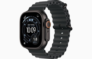 Apple Watch Ultra 3 GPS + Cellular 49mm Black Tit. Case w. Black Ocean Band (MF0J4)