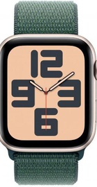 Apple Watch SE 2 GPS 44mm Starlight Aluminium Case w. Lake Green Sport Loop (MXEW3)