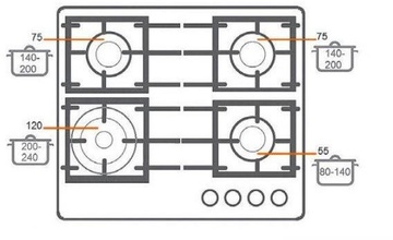 Fabiano FHG 14-44 VGH-T Black Glass