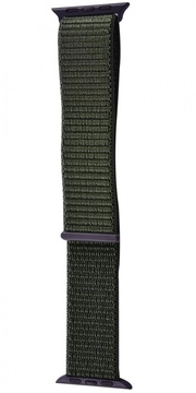 Apple Watch 42mm/44mm/45mm/46mm/49mm Woven Nylon Sport Loop Army Green (high copy)