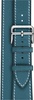 Apple Watch Hermes Barenia Leather Double Tour Regular 38mm/40mm/41mm/42mm Bleu Jean (MMNY2)