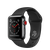 Apple Watch 38mm Series 3 GPS + Cellular Space Black Stainless Steel Case with Black Sport Band (MQLW2)