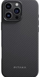 Pitaka Military-Grade Protective Case Twill 600D for iPhone 16 Pro Max - Black/Grey (KI1601PMPA)