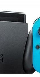 Nintendo Switch with Neon Blue and Neon Red Joy-Con