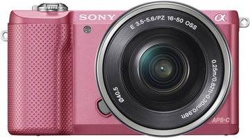 Sony Alpha A5000 kit (16-50mm) Pink