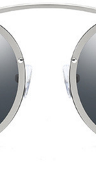 Classic Vintage Gothic Steampunk Silver Frame/Black Glasses