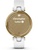 Garmin Lily Light Gold Bezel with White Case and Italian Leather Band (010-02384-B3)