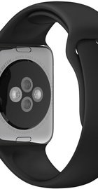 Apple Watch 42mm/44mm/45mm/46mm/49mm Black Sport Band M/L & L/XL (MU9L2)