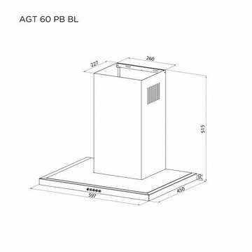 Pyramida AGT 60 PB BL