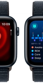 Apple Watch SE 2 GPS 44mm Midnight Aluminium Case with Midnight Sport Loop (MREA3)