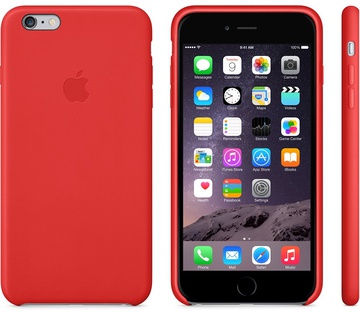 Apple iPhone 6 Plus Leather Case (PRODUCT) RED (MGQY2)