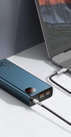 Baseus Adaman Metal Digital Display Quick Charge Power Bank 65W 20000mAh Blue (PPIMDA-D03)