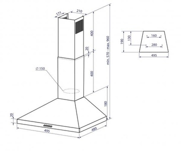 Minola HK 5614 WH 1000 LED