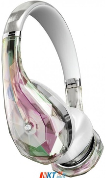 Monster DiamondZ On-Ear Universal CT Clear White
