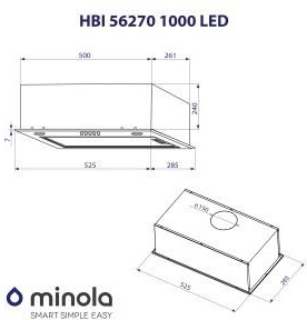 Minola HBI 56270 BL 1000 LED