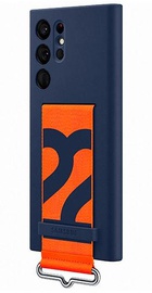 Samsung S908 Galaxy S22 Ultra Silicone with Strap Cover Navy (EF-GS908TNEG)