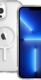 SwitchEasy CRUSH AirBarrier Shockproof Clear Case with MagSafe for iPhone 14 Pro Max 6.7"