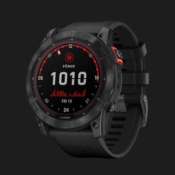 Garmin Fenix 7X Solar Slate Gray with Black Band 010-02541-00/01)