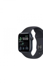 Apple Watch SE 2 GPS 44mm Midnight Aluminum Case with Midnight Sport Band (MNK03)