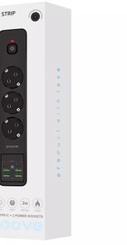 Proove Power Strip P-03 (3 розетки + 4 USB + 2 Type-C) 2М
