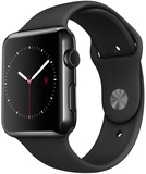 Apple Watch 42mm Series 2 Space Black Stainless Steel Case with Black Sport Band (MP4A2)