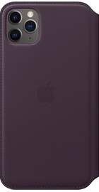 Apple iPhone 11 Pro Max Leather Folio - Aubergine (MX092)