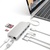 Satechi Type-C Multi-Port Adapter 4K with Ethernet Silver (ST-TCMAS)