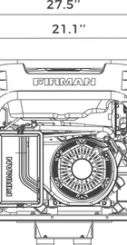 FIRMAN TRI FUEL 7500W (T07571)
