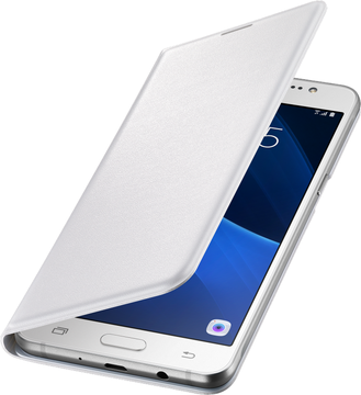 Samsung Flip Wallet for Galaxy J7 2016 J710F (EF-WJ710PWEGRU) White