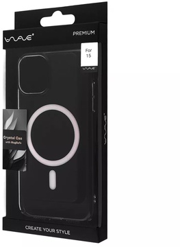 WAVE Premium Crystal Case Clear with MagSafe for iPhone 15