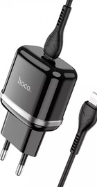 Hoco N24 Vicorious 20W (1 Type-C) + Кабель Type-C to Lightning Black