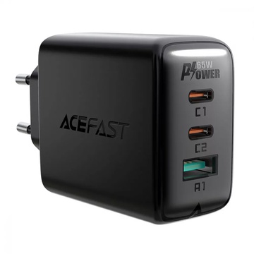 Acefast A13 PD 65W (2 Type-C + USB) Black