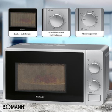 Bomann MWG 6015 CB Silver