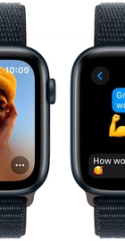 Apple Watch SE 2 GPS 44mm Midnight Aluminium Case with Midnight Sport Loop (MREA3)