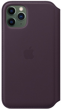 Apple iPhone 11 Pro Leather Folio - Aubergine (MX072)