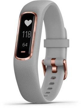 Garmin Vivosmart 4 Gray with Rose Gold Hardware Small/Medium (010-01995-12)