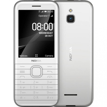 Nokia 8000 DS 4G White (16LIOW01A09)