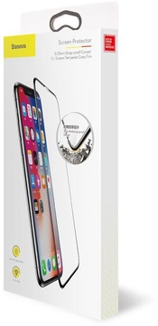 Baseus Tempered Glass 0.23mm Drop-Proof 3D for iPhone X/Xs Black (SGAPIPHX-RA01)