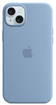 Apple iPhone 15 Plus Silicone Case with MagSafe Winter Blue (MT19)