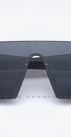 20/20 Brand Vintage Sunglasses Flat Lens Smoke (model 1604)