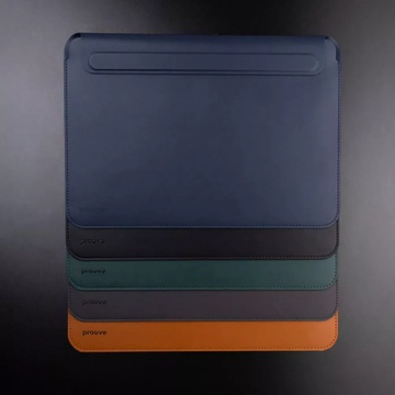 Proove Leather Sleeve for MacBook 15.6-16.2" Blue