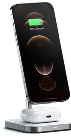 Satechi Aluminum 2 in 1 Magnetic Wireless Charging Stand Space Grey (ST-WMCS2M)