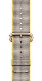 Apple Watch 38mm Series 2 Gold Aluminum Case with Yellow/Light Gray Woven Nylon (MNP32)